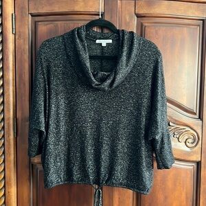 Green Envelope cowl neck sweater-Size M